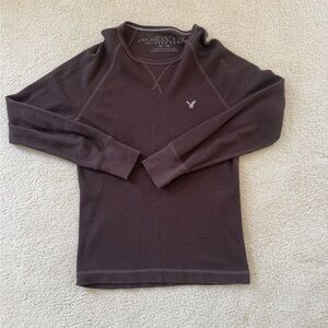 American Eagle Outfitters Vintage Fit Brown Top